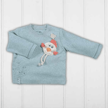 Organicera - Organic sweatshirt met lange mouwen aqua - Alisé kids